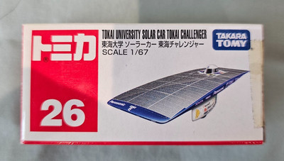 New! Tomica No.26 1/67 Tokai University Solar Car Tokai Challenger ships from US