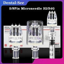 Crystal Multi Needle 5/9Pin Mesotherapy Microneedle Needle Water Light Skin Care