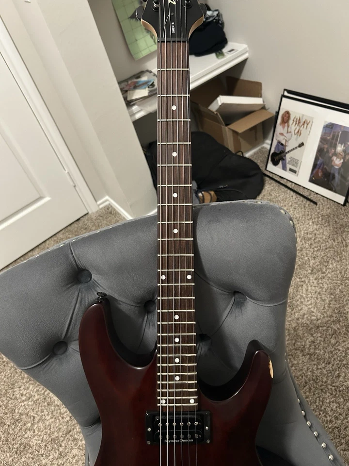 Schecter Diamond Series Omen-6 Electric Guitar Modded - Image 2 of 4