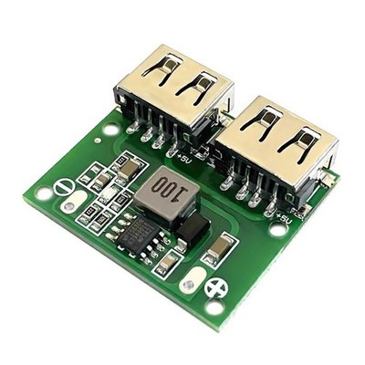 5V Output Power Module with Dual USB 3A Step Down from 9V 12V 24V Voltage Input