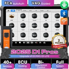 2025 OTOFIX D1 PROS OBD2 Bidirectional Scanner Full System Diagnostic Key Coding