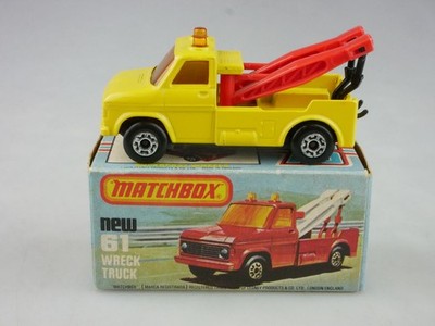 61-B Wreck Truck - 50112 Matchbox Superfast Lesney