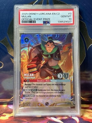 Mulan - Charging Ahead (Foil) 3 Disney Lorcana Promo Cards Holo
