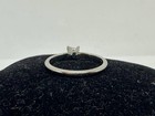 Heart Shape Diamond Wedding Engagement Stack Ring 14K White Gold G VS Diamond — photo 9