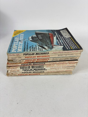 #ad Vintage Popular Mechanics Magazine 1968 COMPLETE Full Year Set Lot of 12 Books $49.95
