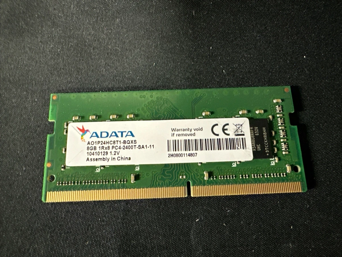 ADATA PC4-19200 (DDR4-2400) Bus Speed Computer RAM 8 GB Capacity