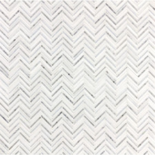 ARTISTIC TILE Thin Herringbone Blue Marble Mosaic Polished Stone 13.2SF/3 boxes