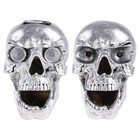 Halloween Decoration Light Retro Skull Shaped Headlight Spotlight for Motorcycle