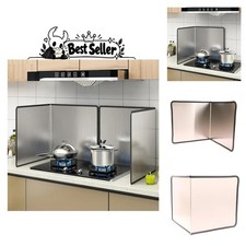 Stainless Steel Oil Splatter Guard Foldable Grease Screen for Frying