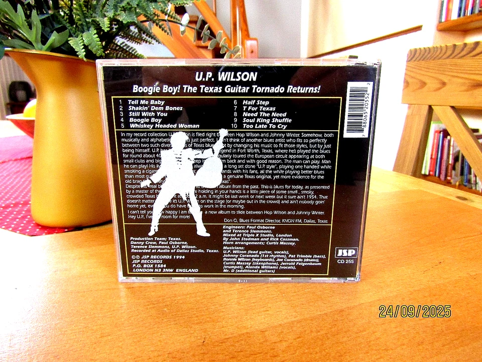 U.P. Wilson   "Boogie Boy!  The Texas Guitar Tornado Returns!   CD - Bild 2 von 3