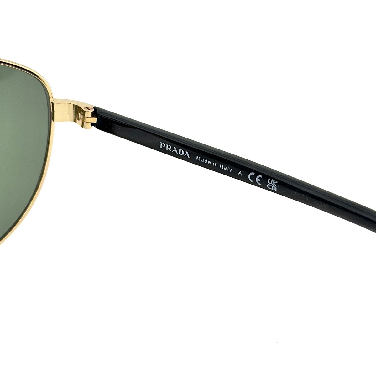 PRADA SYMBOLE Black Green Triangle Logo PR69ZS 69Z Unisex Mask