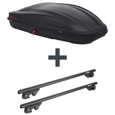 Dachbox G3 Spark 400 + Dachträger Menabo Sherman für Renault Megane Kombi III FP