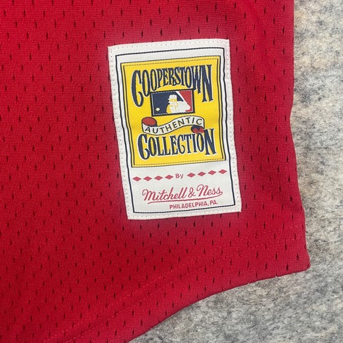Mitchell & Ness Chris Sabo Cincinnati Reds BP Jersey 1990 #17 Red Adult 48/XL - Picture 3 of 10