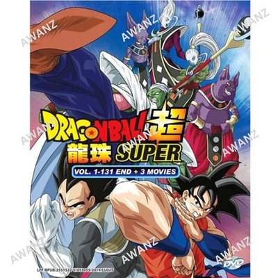 DVD ANIME DRAGON BALL SUPER KOMPLETTE TV SERIE VOL.1-131 END ENGLISCH SYNCHRO...