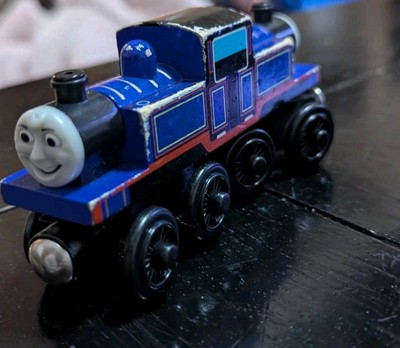Thomas The Train Mighty Mac Wooden Railway Two Face Engine 2003