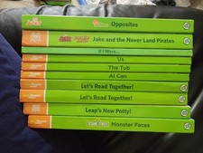 Lot of 10 Leapfrog Tag Junior Board Books Sesame St. Jake  Pirates, New Potty 