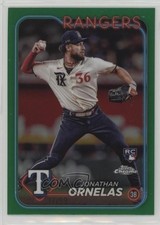 2024 Topps Chrome Green Refractor 17/99 Jonathan Ornelas #74 0jm6