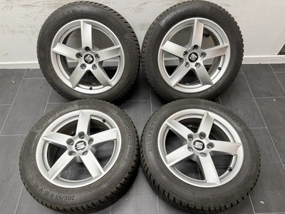 Seat Alhambra 7N VW Sharan 7N5601025 Winterkompletträder 205/55 R16 DOT22/7-8 mm