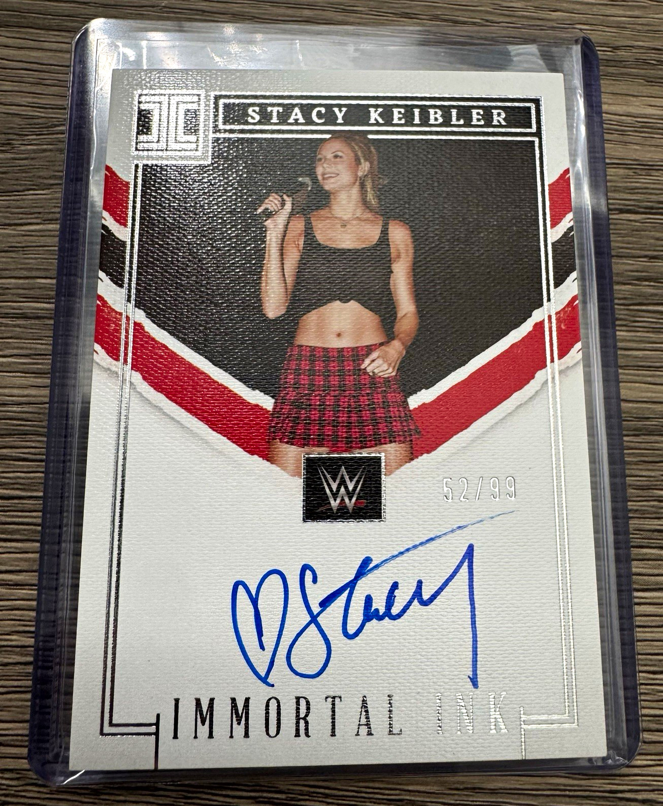 WWE Panini 2023 Impeccable Immortal Ink Stacy Keibler Auto #IM-SKB 52/99