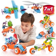 STEM Building Toy for 7-12 Year Old Boys - 7-in-1 Models Kids Love to Build a...