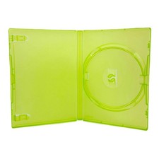 Xbox 360 Replacement Game Case 1-Pack New Clear Green Empty Disc Case Only