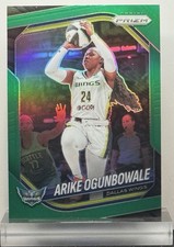2025 Panini Prizm WNBA Arike Ogunbowale Green Prizm #73 Dallas Wings