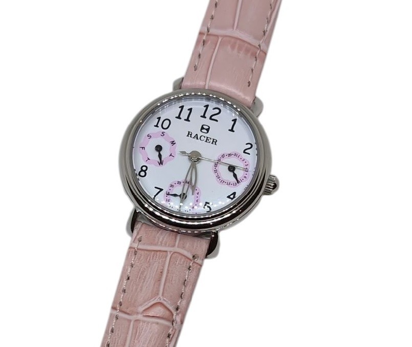 Reloj Racer Mujer Esfera Blanca y detalles Rosa 0101P29701A-2