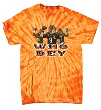 Joe Burrow Jamarr Chase Tee Higgins Bengals TIE DYE Shirt T-Shirt