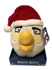 Angry Birds Santa Hat Matilda White Bird Plush 2011 10 Commonwealth Toy
