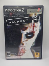 MANHUNT (Sony Playstation 2 PS2) CIB w/ Manual (Black label) Complete - TESTED