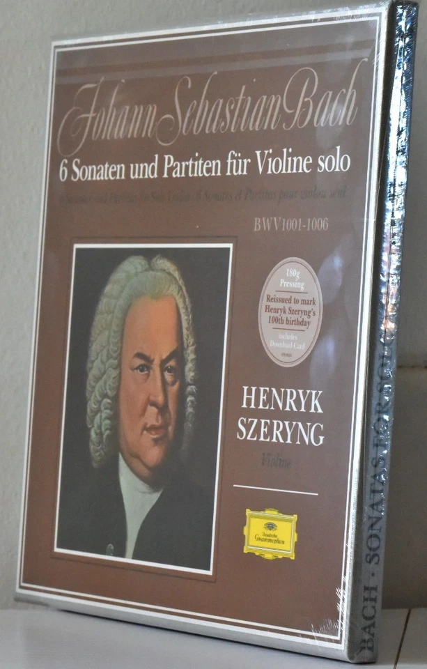 DGG STEREO GERM BACH 6 Sonata & Partitas x Solo Violin SZERYNG 3LPs BOX 180g #46 - Image 3 of 4