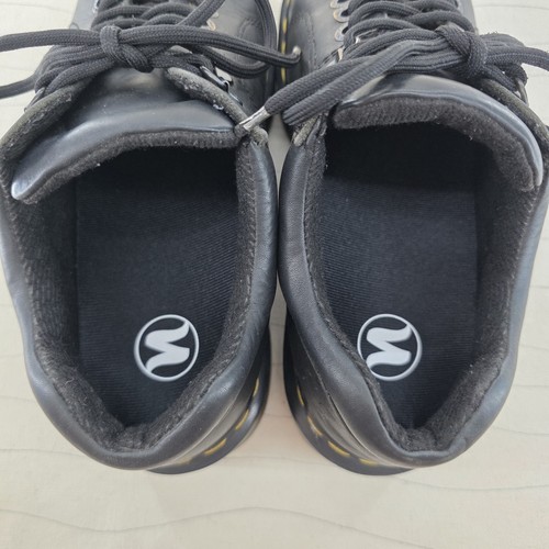 Vintage Dr Martens Herren Schwarz Leder Grobe Sohlen Oxford Y2K Schuhe 8312 Größe 5 - Bild 15 von 18