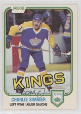 1981-82 O-Pee-Chee Charlie Simmer #142 0m8e