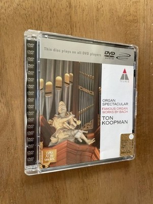 TON KOOPMAN: J.S. Bach Organ Spectacular RARE OOP (DVD Audio, 2001)EX