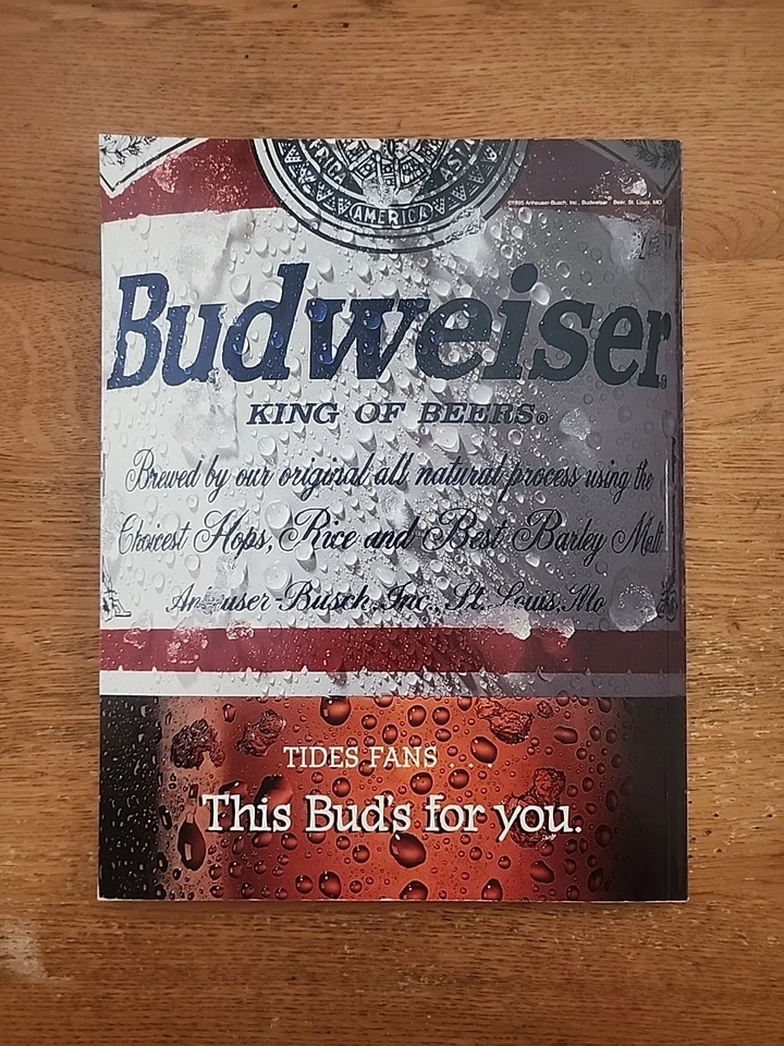 1997 Norfolk Tides Scorebook/Magazine Columbus Clippers Darryl Strawberry Scored - Image 2 of 4