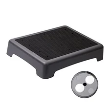  One Step Stool, Non-Slip Mobility Step Platform for Senior ＆ Adults, Safety 