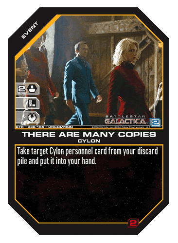 There Are Many Copies - Betrayal - Battlestar Galactica CCG - Imagen 1 de 6