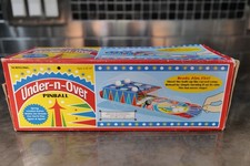 Schylling Under-n-Over Pinball Game 2007 Retro Toy w/ Box Spring Loaded Arcade