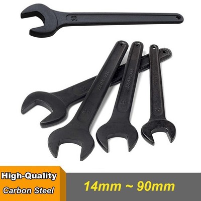 Open Ended Spanner Heavy Duty Wrench Impact - Single End 14mm-90mm Carbon Steel