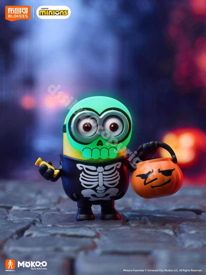 Blokees Minions Halloween Ver. Mokoo Series 3th Blind Box Assembly
