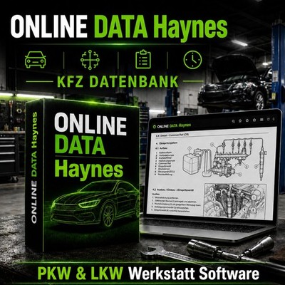 ONLINE DATA Haynes Pro + WorkshopData Autodata ALLDATA KFZ Werkstatt Datenbank