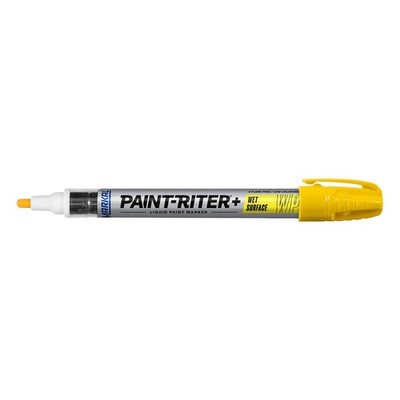 MARKAL 96931 Paint Marker, Permanent, Yellow 13P071