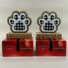 Stocking Hanger Dog Puppy Paw Design by St. Nicholas Square  Christmas Decor