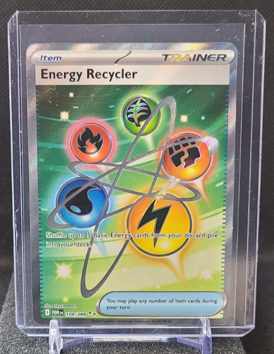 Energy Recycler 108/088 Ultra Rare Perfect Order Pokemon Holo NM/M