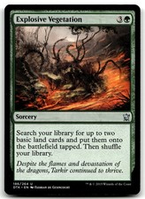 MTG Explosive Vegetation U Dragons of Tarkir 186 LP