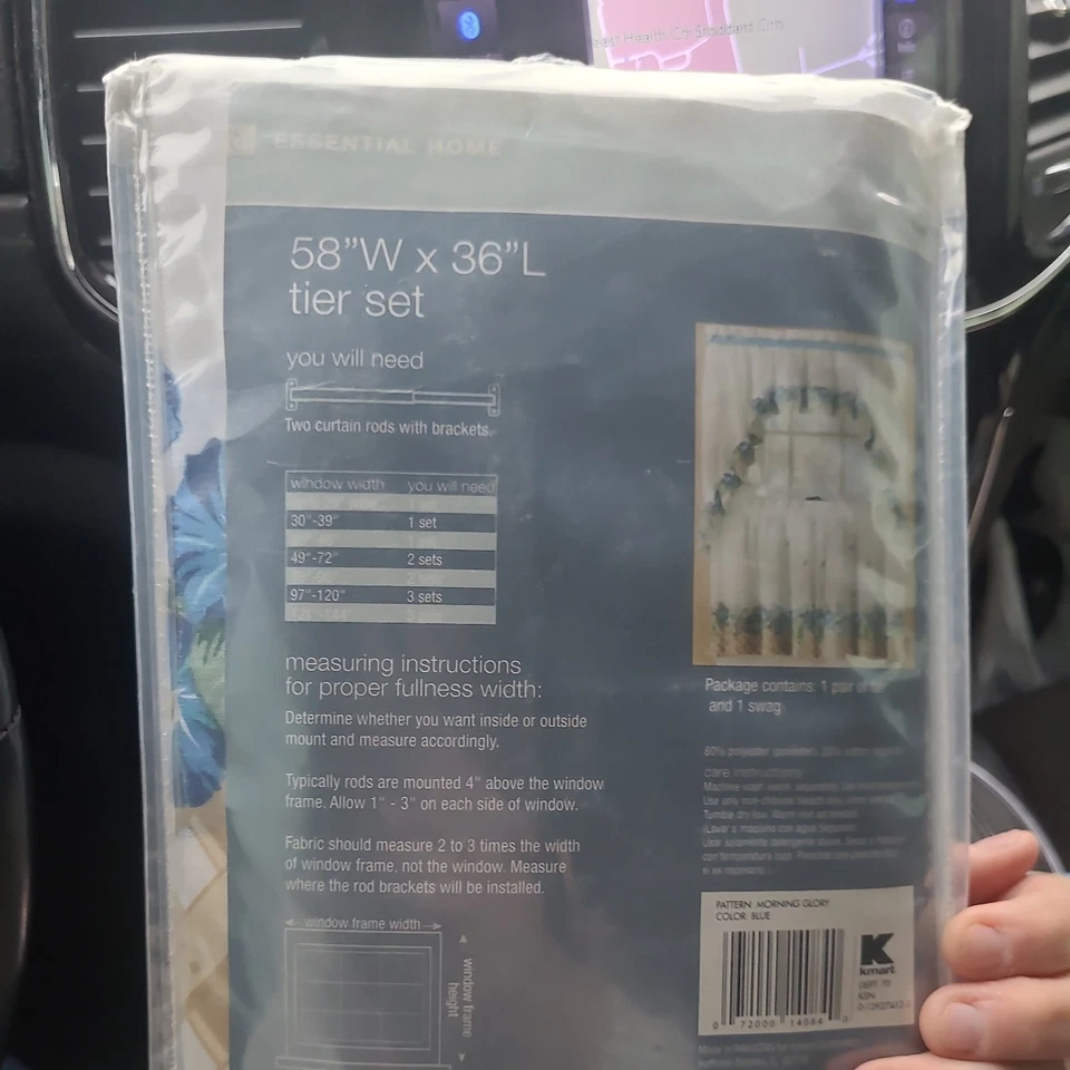 Набор уровней Kmart Essential Home 58 дюймов ширина X 36 дюймов длина Mornig Glory  - Изображение 2 из 2