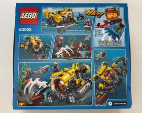 LEGO City Deep Sea Submarine (60092) New in Box & Sealed (Retired) 2015