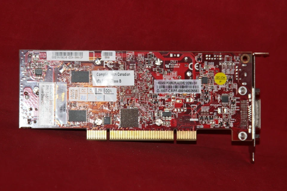 VisionTek ATI Radeon HD 3450, 512MB, DMS-59 + 2xDVI-I PCI Graphics Card (900292) - Image 4 of 4