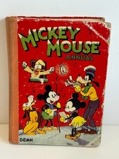 Mickey Mouse Annual 1945 for 1946 - Dean &amp; Sons Hardback Childrens Book
