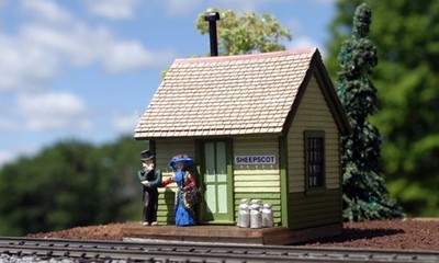 Motrak Models 63011 S Sheepscot/Alna Depot Laser-Cut Wood Kit